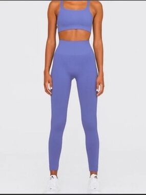 SET Active Lavender High-Waist Leggings